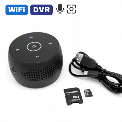 WIFI מצלמה נסתרת ברמקול עם מקליט קול LawMate PV-BT10i - Image 2